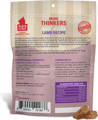PLATO Pet Treats Small Bites - Air-Dried Training Treats for Dogs - Supports Healthy Digestion - Limited Ingredients - Lamb