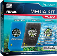 Fluval - Media Maintenance Kit for AC50 Power Filter - for Use in Freshwater & Saltwater Aquariums