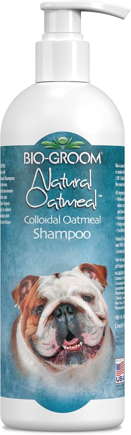Bio-Groom Oatmeal Dog Shampoo – for Allergies and Itching, Cruelty-Free, Dog Bathing Supplies, Puppy Shampoo for Sensitive Skin, Made in USA, Anti-Itch Dog Products