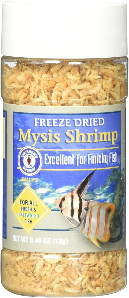 San Francisco Bay Brand Asf71705 Freeze Dried Mysis Shrimp For Fresh And Saltwater Fish