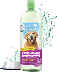 TropiClean Fresh Breath | Breath Freshener and Teeth Cleaning Solution | 33.8 oz