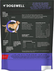 DOGSWELL 842190 Hip & Joint Beef Jerky Pet Food