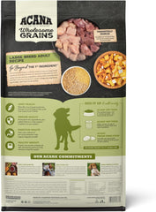 ACANA Wholesome Grains Dry Dog Food, Large Breed Adult Recipe, Poultry Dog Food