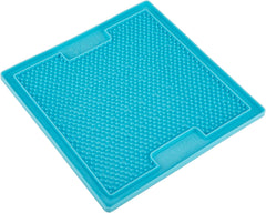 LickiMat Classic Soother Slow Feeder for Dogs Lick Mat Boredom Anxiety Reducer Perfect for Food Treats Yogurt Liquid Food Peanut Butter Fun Alternative to a Slow Feed Dog Bowl, Turquoise