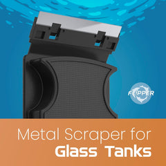 Flipper Cleaner FL!PPER Aquarium Algae Remover for Fish Tank Cleaner Replacement Blades, Pack of 2 - Glass Scraper Blades for Cleaning Kits - Water Cleaning Accessory