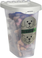 Van Ness Pets Airtight Dog Treat Container And Cat Food Storage, 2 Pound Capacity