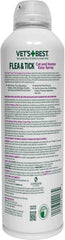 HERO PET Vet's Best Natural Flea & Tick Easy Spray for Cats – Natural Flea & Tick Prevention with Cotton Spice Scent – Plant-Based Cat Spray with Essential Oils – Gentle Pest Control Formula