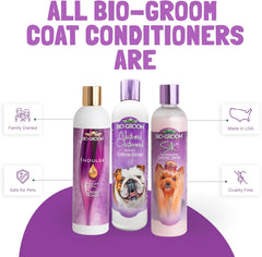 Bio-Groom Oatmeal Dog Conditioner - for Allergies and Itching, Cruelty-Free, Dog Bathing Supplies, Puppy Conditioner for Sensitive Skin, Made in USA, Anti-Itch Dog Products - 12 fl oz 1-Pack