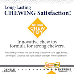 Nylabone Gourmet Style Strong Chew Toy Bundle, Toys for Dogs, Bacon & Chicken Flavor, Small - Up to 25 lbs, 2 Pack