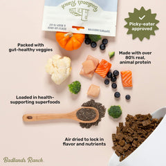 Superfood Complete, Air-Dried Adult Dog Food - High Protein, Zero Fillers, Superfood Nutrition by Katherine Heigl (Premium Chicken)