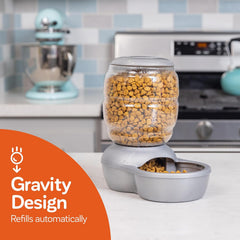 Petmate Replendish Feeder with Automatic Cat and Dog Feeder