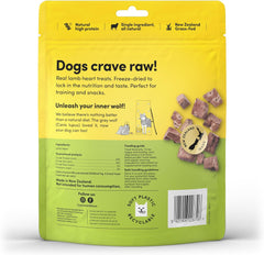 Animals Like Us - Premium Dog Treats, Freeze-Dried Raw 100% Grass-Fed Lamb Heart, Single Ingredient, Protein Rich, Non-GMO, No Wheat or Corn, 3 oz