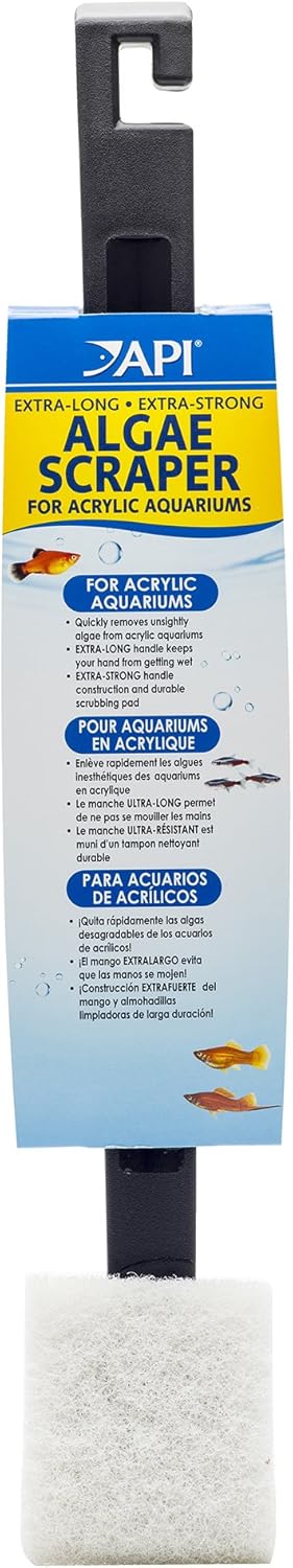 API ALGAE SCRAPER For Acrylic Aquariums 1-Count Container