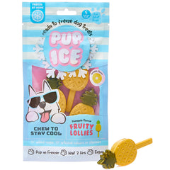 SPOT Pup Ice- Ready to Freeze at Home Dog Treats-Edible Chews for Medium Breed Dogs & Puppies with Real Chicken to Keep Your Pup Cool Year Round
