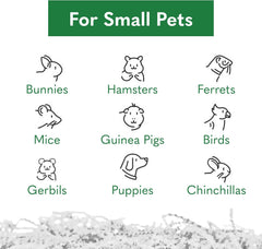 Fibercore ECO BEDDING 99% Dust Free Paper Bedding for Small Pets and Birds, White