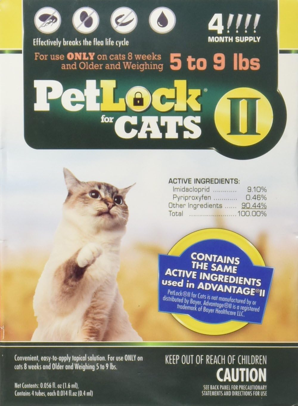 PetLock Duo Flea Control for Small Cats