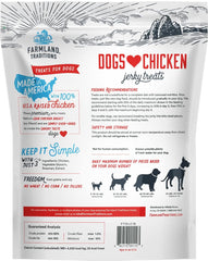 Farmland Traditions Dogs Love Chicken Jerky Dog Treats with Only 3 Ingredients and No Fillers