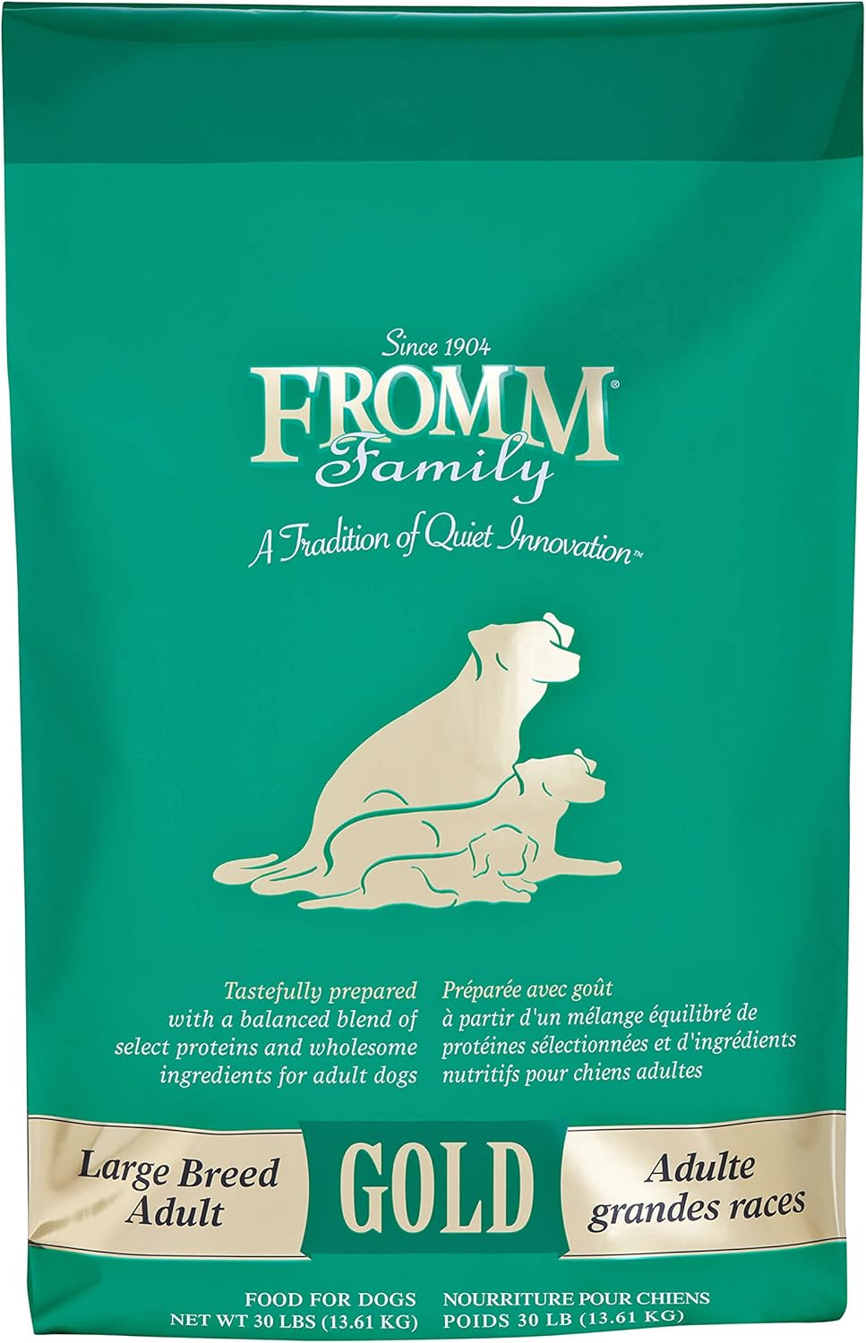 Fromm Gold Nutritionals Large Breed Adult Dry Dog Food.