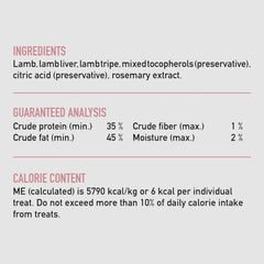 ORIJEN Freeze Dried Lamb Recipe Dog Treats, WholePrey Ingredients, 3.25oz (PACK OF 2)