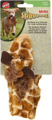 Skinneeez Giraffe Stuffless Dog Toy, Plush with Squeaker and Crinkle, Interactive Tug Toy for Mini and Small Dogs