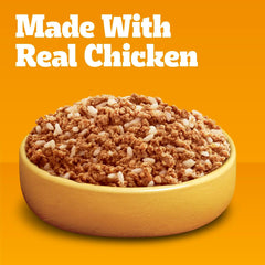 Pedigree Chopped Ground Dinner Adult Canned Soft Wet Dog Food, Chicken & Rice Flavor, 13.2 oz. Cans (12 Count, Pack of 1)