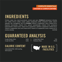 Purina Pro Plan Complete Essentials Grain Free Chicken & Carrot Entree Dog 12 / 13 oz