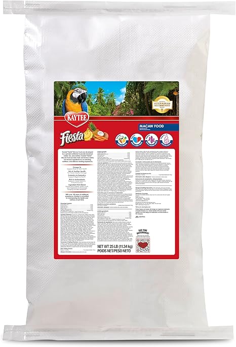 Kaytee® Fiesta® Macaw Food 25 Lbs