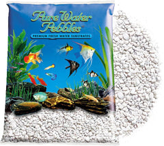 Snow White Aquarium Gravel - 25 lbs - Non-Toxic, Colorfast, Vibrant Substrate for Aquariums, Terrariums, Ponds & Crafts