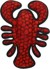 TUFFY - World's Tuffest Soft Dog Toy - Ocean Larry Lobster -Squeakers - Multiple Layers. Made Durable, Strong & Tough. Interactive Play (Tug, Toss & Fetch). Machine Washable & Floats.