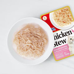 Inaba Chicken Stew with Cheese Wet Cat Food, 1.4 Ounces (Pack of 8)