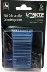 SICCE Replacement HyperCarbo Cartridge for MICRON Plus Internal Filter with Spong
