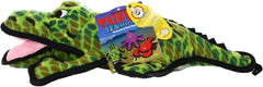 TUFFY - World's Tuffest Soft Dog Toy - Ocean Alligator-Squeakers - Multiple Layers. Made Durable, Strong & Tough. Interactive Play (Tug, Toss & Fetch). Machine Washable & Floats. (Regular)