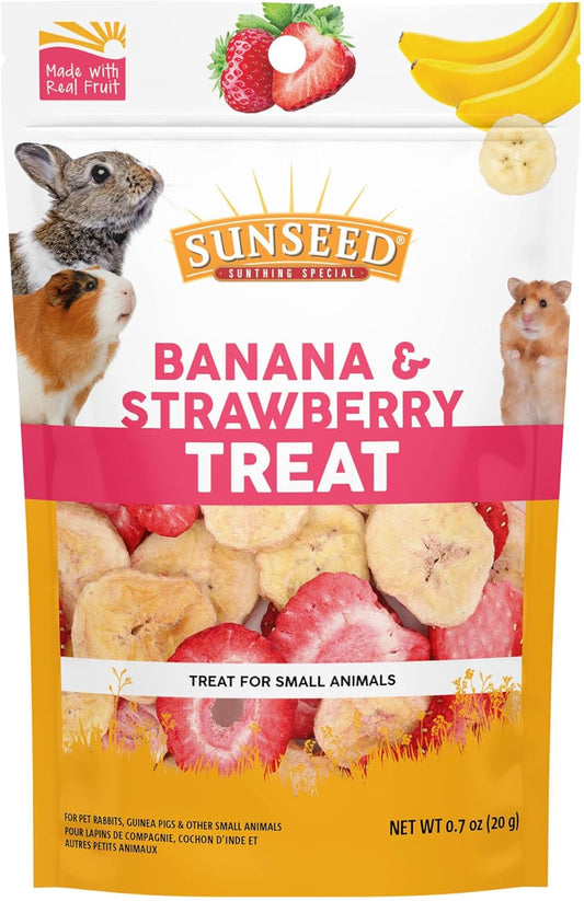 Sun Seed Banana & Strawberry Treat for Small Animals 0.7 oz.