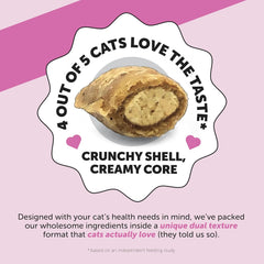 Pet Honesty Cat Multivitamin Chews - Cat Treats for Health + Immune, Cat Joint Support, Skin & Coat, and Digestion | Omega 3s, Lysine for Cats, Cat Probiotic, Cat Vitamins - Chicken (90-Day Supply)