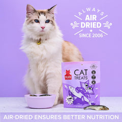 PLATO Pet Treats Cat Treats - Single Ingredient, Healthy Treats for Indoor Cats  - 2.5 oz