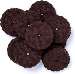 Exclusively Dog Carob & Peanut Buter Sandwich Cremes Cookies - All Natural Dog Treats, No Animal Byproducts, Baked in the USA, Ideal for Medium to Large Dogs - Peanut Butter and Carob Flavor, 8oz Bag