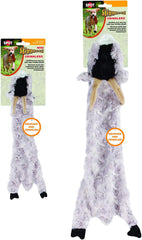 Skinneeez Crinklers Goat - Stuffing-Free Dog Toy with Crinkle & Squeaker Sounds, Durable for Moderate Chewers, Tug Toy for Small Dogs & Puppies