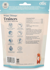 O.T.I.S. Wild Things Trainers Salmon Recipe – 4 oz – Bite-Size Dog Training Treats with DHA, Ashwagandha & L-Theanine – Wild Caught – No Hormones or Additives