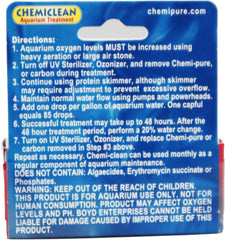 Boyd Enterprises  Chemi-Clean 2oz Liquid Treats up to 720 Gallons - Effective Chemiclean Cyanobacteria for Marine & Freshwater Aquariums, Safe for Fish, Corals & Invertebrates