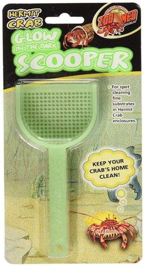 Zoo Med Hermit Crab Scooper, Glow-in-The-Dark