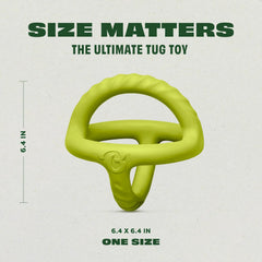 Benebone Natural Rubber Tug Interactive Dog Toy, Natural Rubber