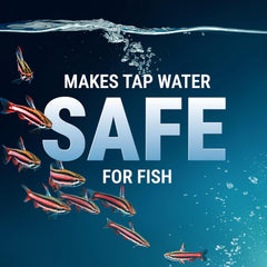 Fritz Complete – Concentrated Water Conditioner/Tap Water Dechlorinator, Instantly Detoxifies Chlorine, Chloramines, Heavy Metals, Ammonia, Nitrite/Nitrates, for Fresh and Saltwater