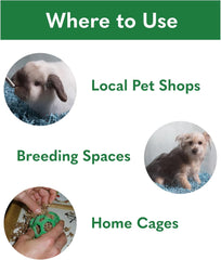 Fibercore ECO BEDDING 99% Dust Free Paper Bedding for Small Pets and Birds, Blue