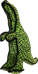 TUFFY - World's Tuffest Soft Dog Toy - Dinosaur TRex - Squeakers - Multiple Layers. Made Durable, Strong & Tough. Interactive Play (Tug, Toss & Fetch). Machine Washable & Floats. (Regular)