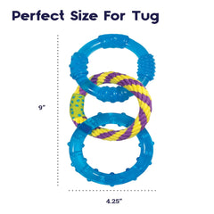 Petstages Rosewood Petstages Orka Triple Links Dog Toy