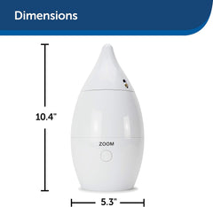 PetSafe Zoom Rotating Laser Cat Toy - Encourages Multi-Cat Play - Dual Red Laser Beams - Motion Toy - Whisper Quiet Operation - Battery Operated