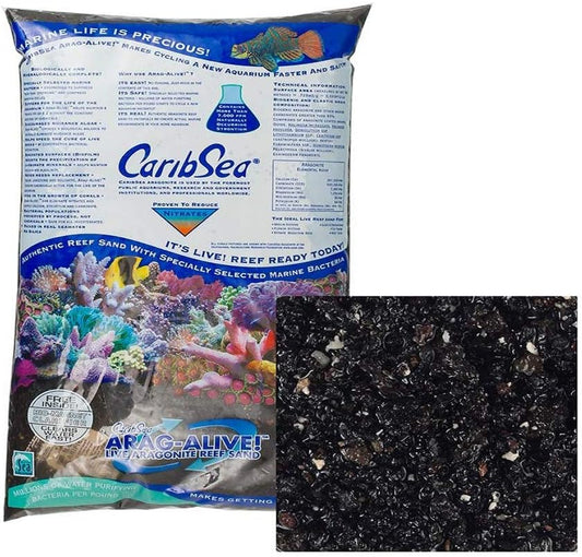 Carib Sea ACS00797 Arag Alive Hawaiian Reef for Aquarium, 20 Pound, Black
