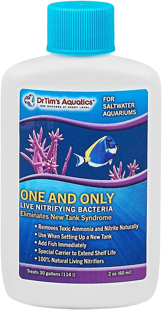 DrTim’s Aquatics Saltwater One & Only – Essential Marine Solution for Reef & Fish Tank Water Balance and Healthy, Stable Aquarium Environment
