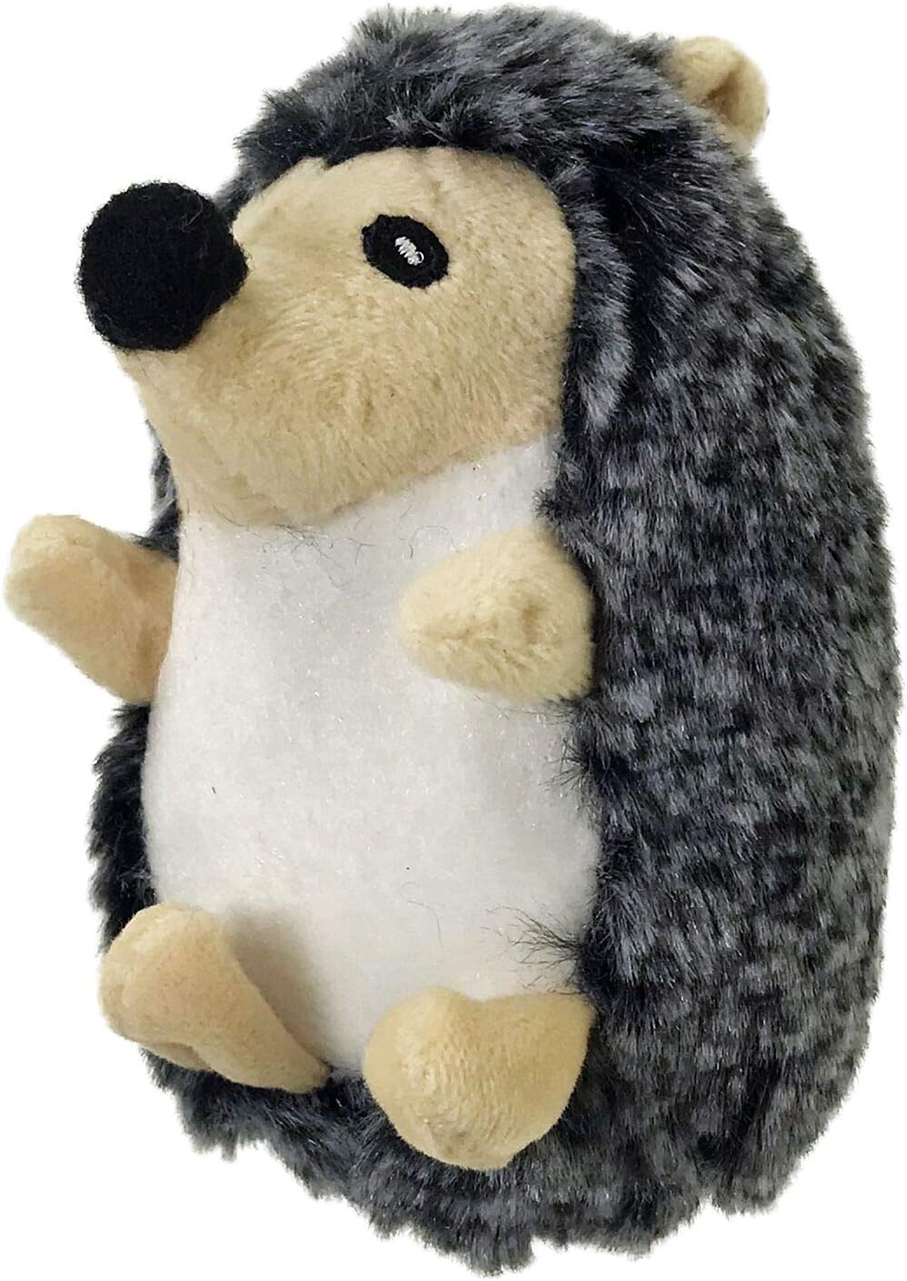 PetSport Tiny Tots Little Hedgie - Hedgehog Stuffed Animal Dog Toy with Squeaker, Interactive Puppy Toy, Squeaky Plush - Little Hegdie