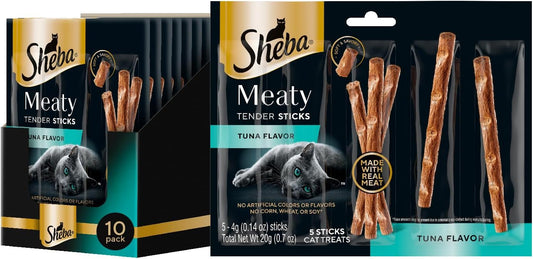 Sheba Meaty Tender Sticks Tuna 10 /.07 oz